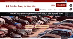 Desktop Screenshot of bensautosalvage.com