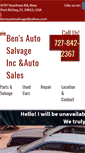 Mobile Screenshot of bensautosalvage.com